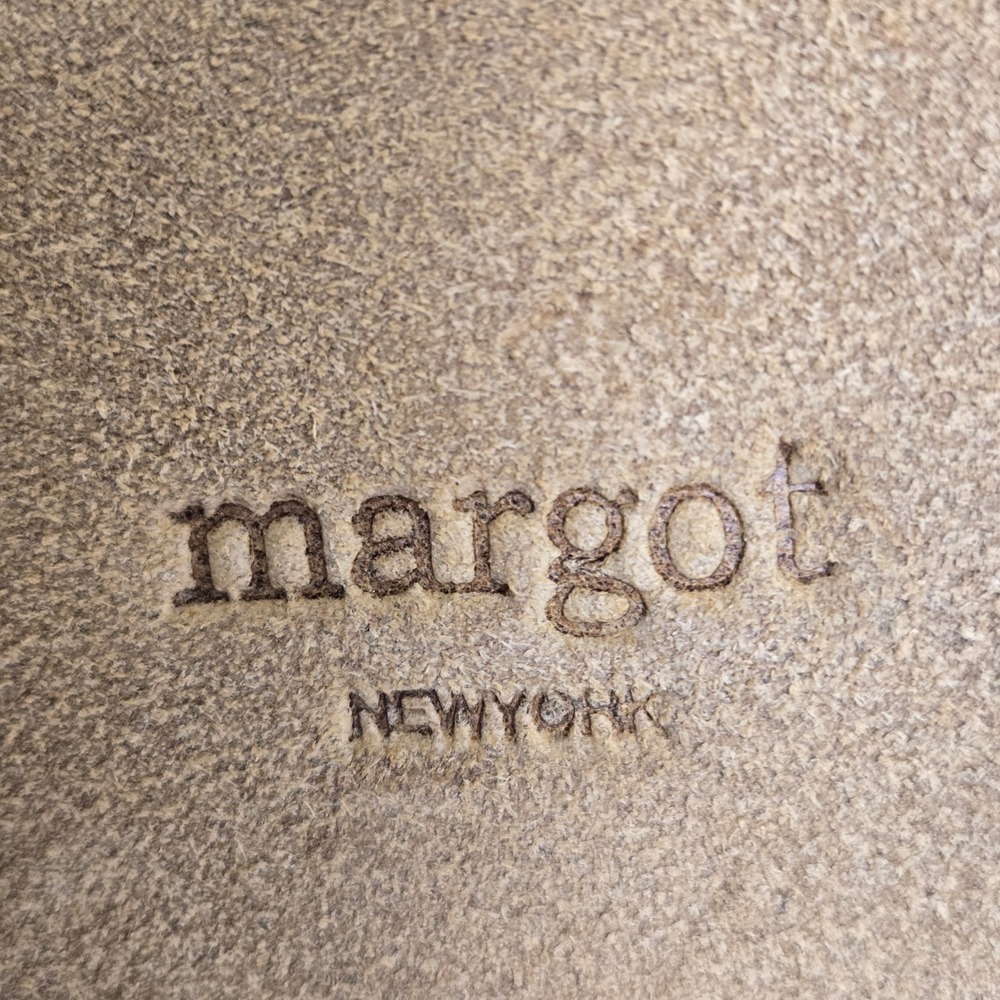 Margot New York Kaye Bucket Suede Leather Tote Bag, Tan, MG3317, NWT $158 MSRP - Picture 10 of 13
